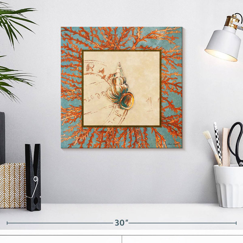 Aletra corail Medley Shell III, H 16 po x l 16 po