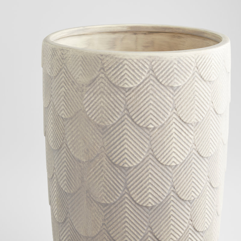 Nereus Handmade Ceramic Planter, 14.5" H x 9" W x 9" D