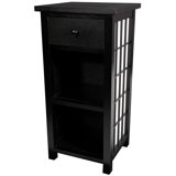 Hess Solid Wood End Table with Storage