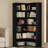 Corner Bookshelf With Baffles, 6 Tier Large Corner Shelf Storage Display Rack For Living Room Home Office-679688692