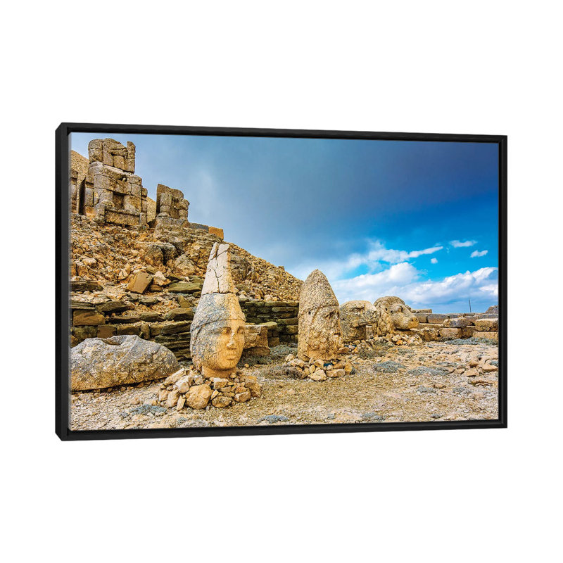 Nemrut Mountain,Turkey III by Nejdet Duzen - Print on Canvas, 101.6 cm H x 66.04 cm W, Black Framed