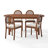 Pamelia 5-piece Dining Table Set For 4-772739318