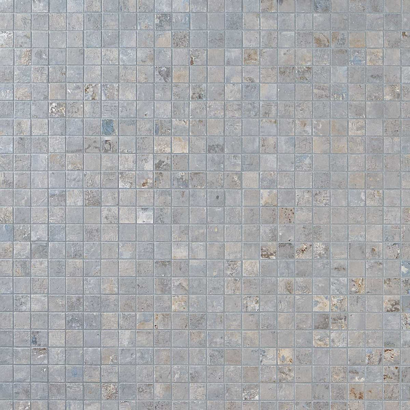 Portrait 1X1 Matte Porcelain Mosaic, Ocean Blue