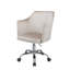 Chaise de travail en velours Evelin-1709050546