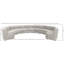 Canapé modulaire de coin symétrique en velours de 173 po de largeur Jedson-751511383