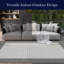 Tapis gris / beige Fierce Campo-847752902