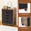 Verbrande 5 Drawer Chest