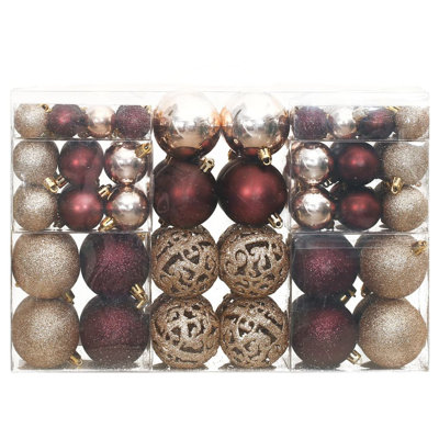 100-tlg. Weihnachtskugel-Set