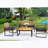 4-Piece Patio Furniture Set Outdoor Conversation Set