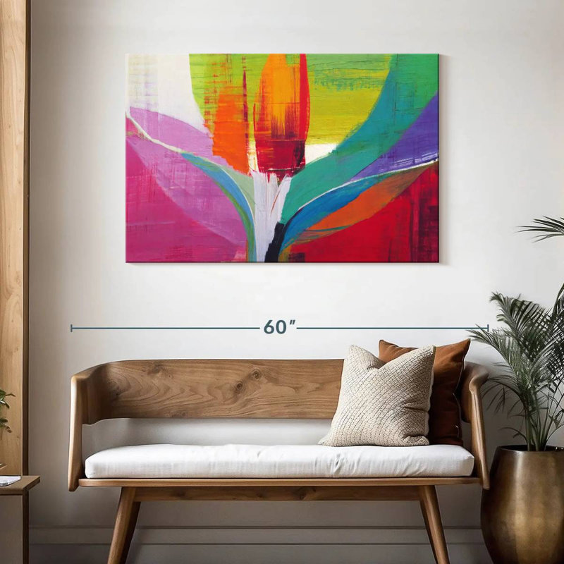 Avery Tulip Abstract, 30" H x 45" W