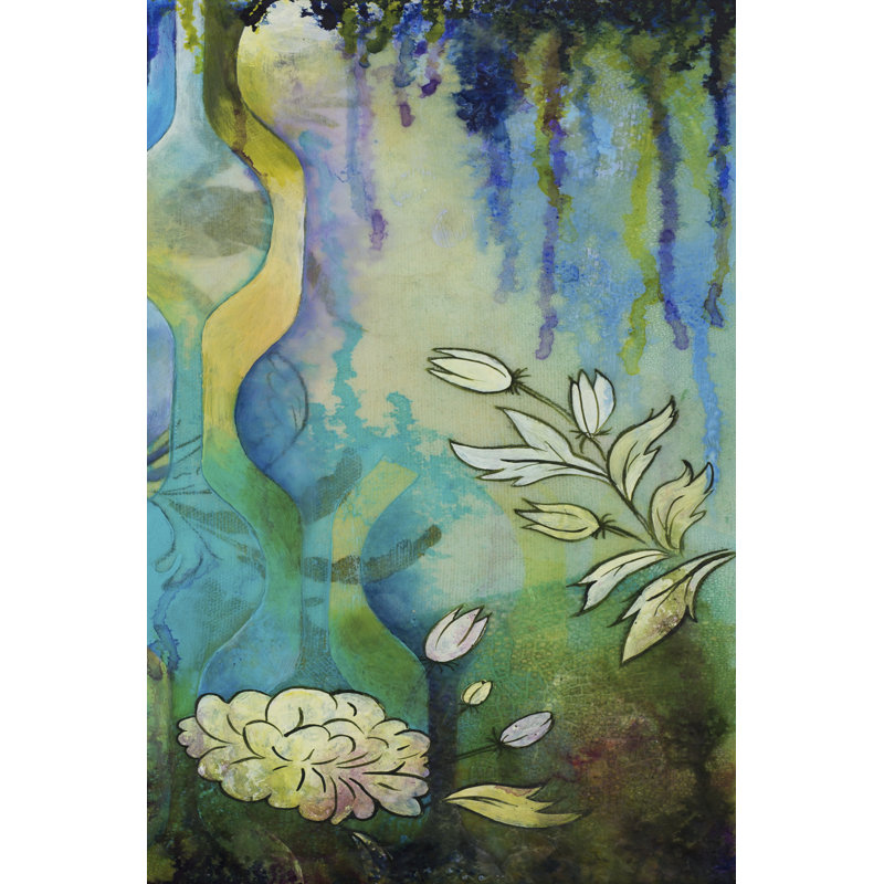 Pond Dripples II by Heather Robinson - Wrapped Canvas Painting, 46cm H x 30cm W