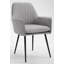 Beaury Fabric Armchair in Grey