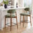 Upholstered Solid Wood Barstool Chair-848253280