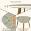 Ensemble de 2 tables basses gigognes Triangle
