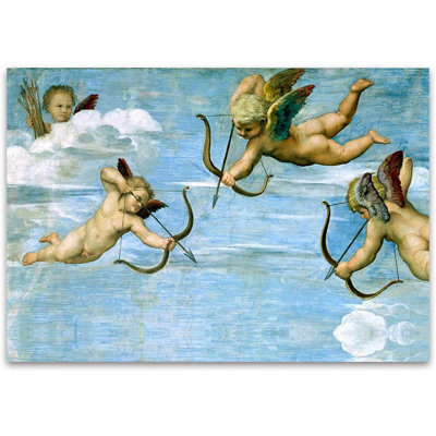 Murale «Triomphe de Galatée Cupidon» par Raphael