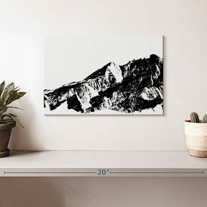 Alvord BW Mountains I, H 8 po x l 12 po