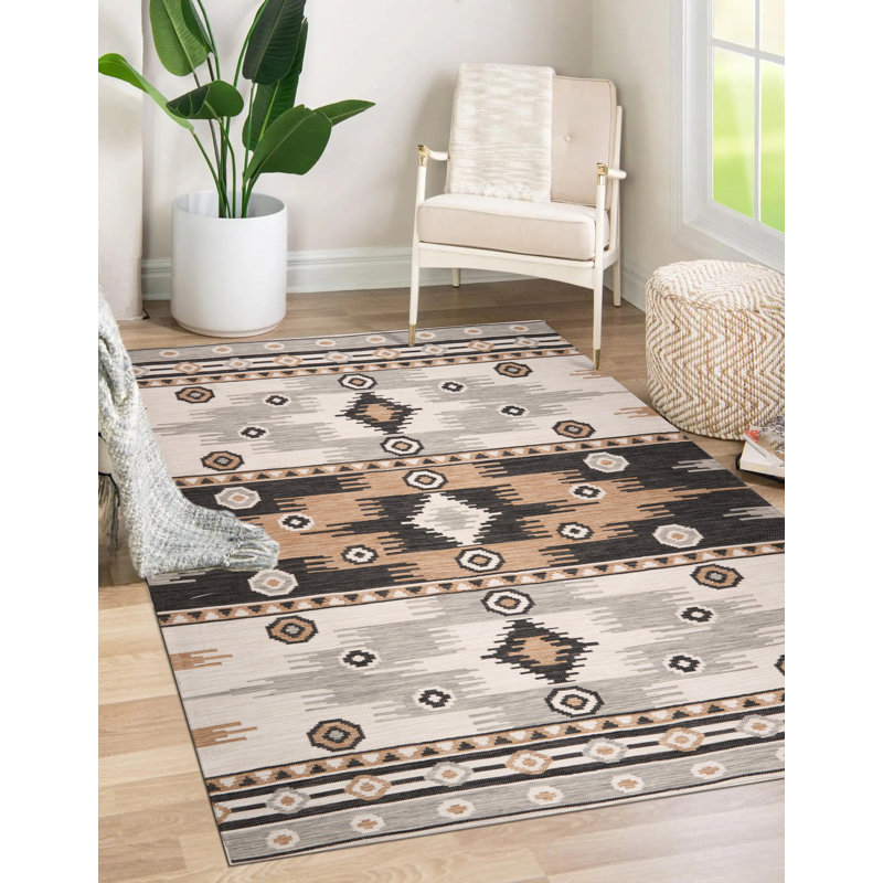 Rectangle Bennjamin Indoor/Outdoor Area Rug, Runner 2' x 7'6"