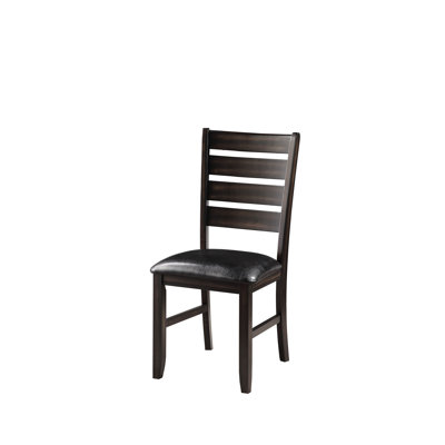 Chaise d'appoint en cuir synthétique (ensemble de 2)