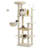 69" Tall Cat Tree Large Cat Tower With Super Big Hammock, Scratching Posts, Condo House And Large Top Perch-104406643