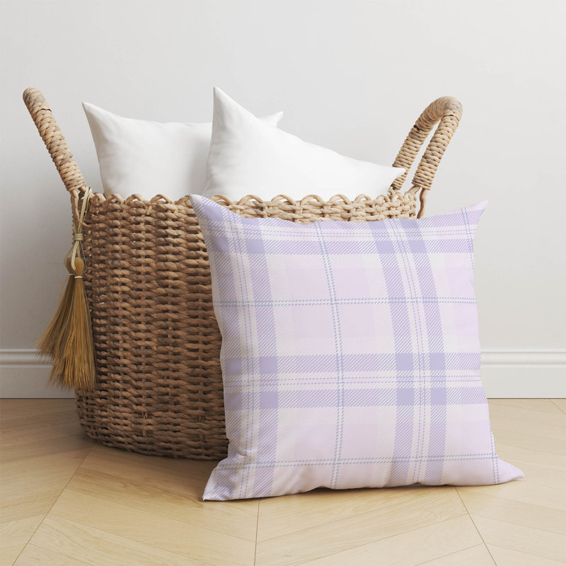 Coussin Vinny, Mauve, H 26 po x l 26 po