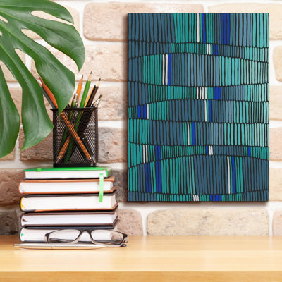 " Teal Tribal II " by Regina Moore