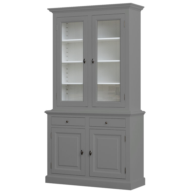 Ava-Kate Display Cabinet, Dusty Grey