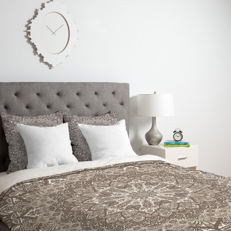 Aimee St Hill Traditional Polyester Geometric Shapes Duvet Cover, King Duvet Cover