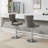 Thick Swivel Velvet Barstools Adjusatble Seat Height From 27-35 Inch, Modern Upholstered Bar Stools With Backs Comfortable Tufted For Home Pub And Kitchen Island (Set Of 2)-281308587-281308585