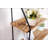 Gardenia Floating Shelf With Metal Brackets