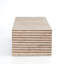 Table basse Sienna - Noyer / os