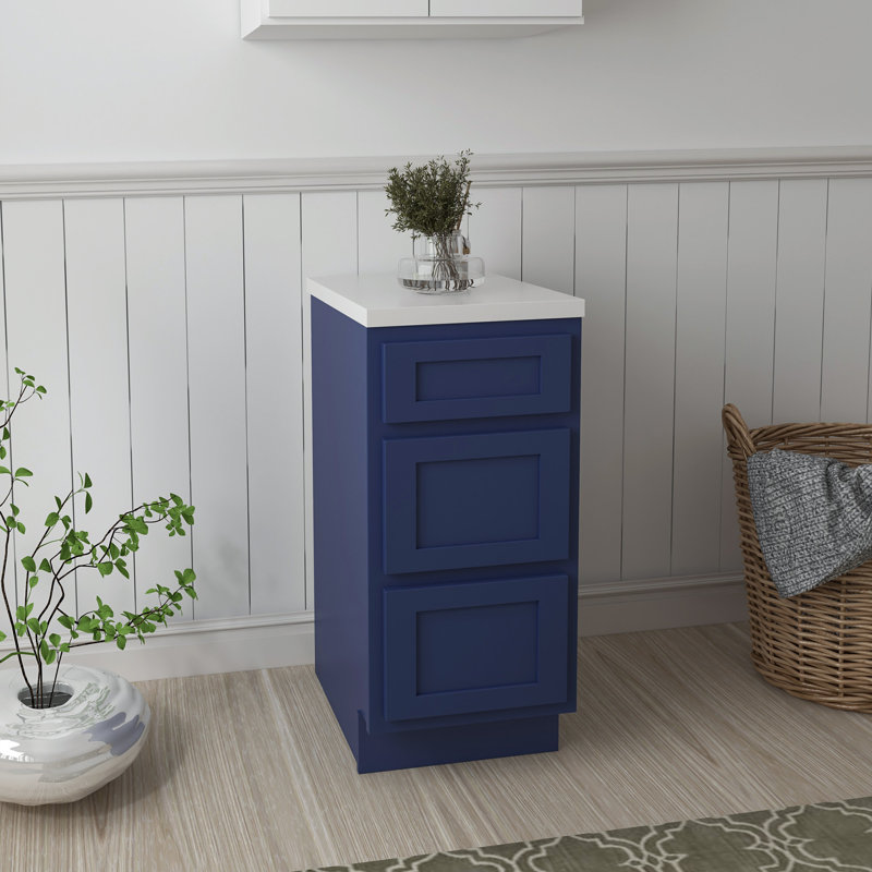 Base de meuble-lavabo de 15 po seulement, Bleu