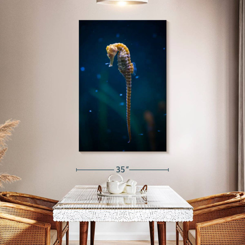Brampt Long Tailed Seahorse, 51" H x 34" W