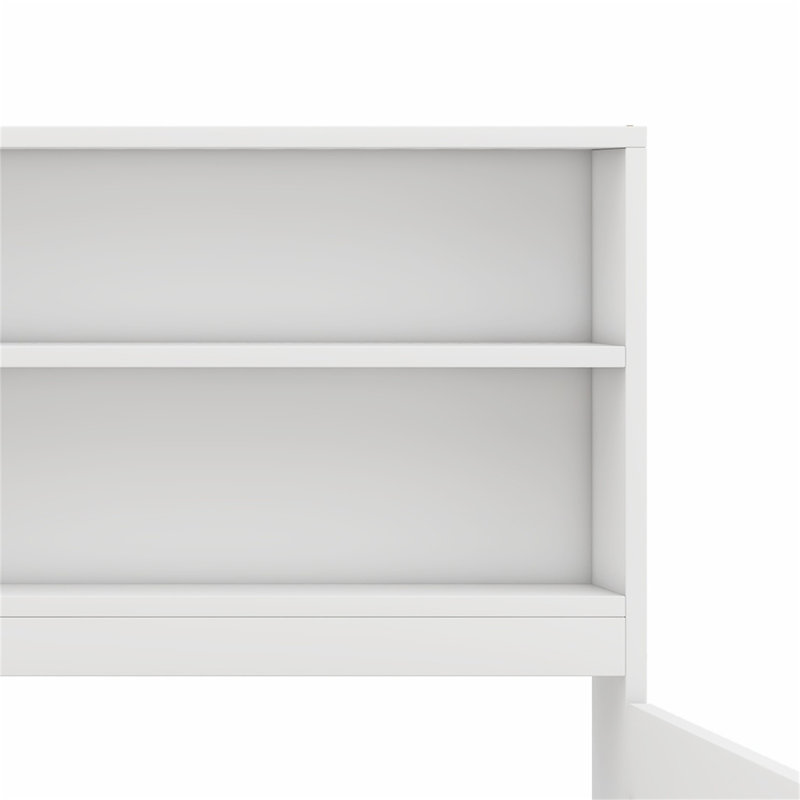 Lit bibliothèque Barcroft, Blanc