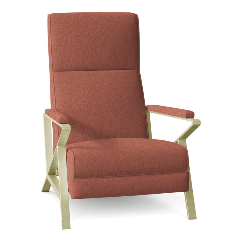 Fauteuil inclinable manuel standard Infinity de 28,25 po de largeur, Perigold Play Adobe, Laiton brossé