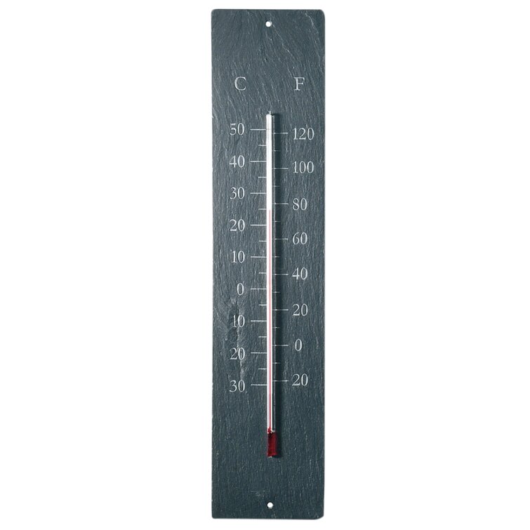 Outdoor Slate Thermometer