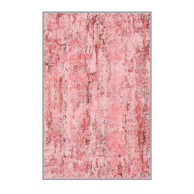 High-Quality 3D Printed Area Rug (2.6 x 4.0 ft), 100% Polyester, 0.3 in Pile Height | Antibacterial, Non-Slip PVC Felt Dot Underside | Machine Washable, Elegant Design for Living Room, Bedroom & Office