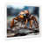 White Single Picture Framed