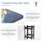 Metal Bar Set with Stools