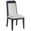 Chaise d'appoint en bois (ensemble de 2)