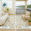 Tapis floral intérieur / extérieur lavable à la machine Chantille ACN2480-750457820-750457814