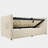Twin Size Daybed with Under-bed Storage, USB Ports Included (Beige)-220720901
