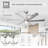64" Modern 6 Blade Low Profile Dc Motor Ceiling Fan With Led Light And Remote For Indoor/outdoor Covered Spaces-1975940549-1975940547