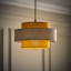 Nellie 19cm H Linen Novelty Pendant Shade ( Clip On )-73719825