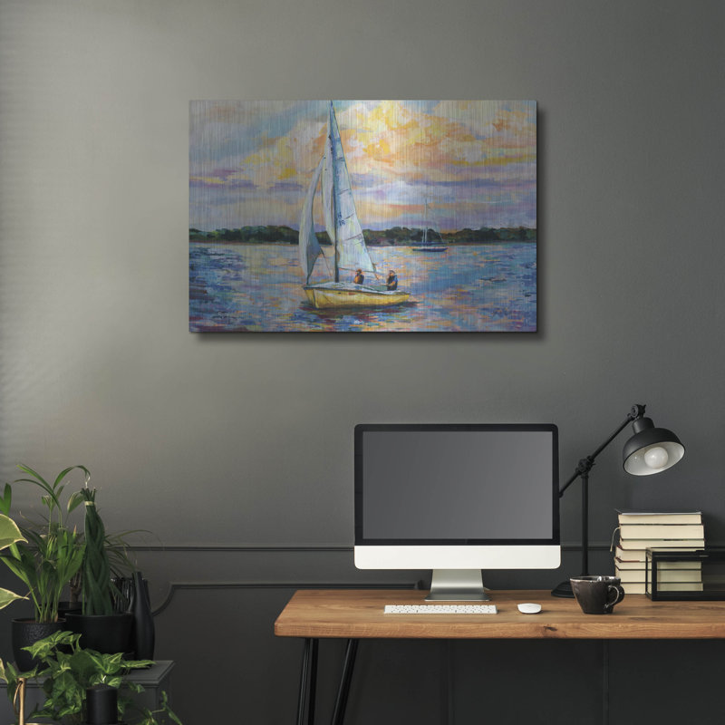 «Long Sail Tides» par Jeanette Vertentes, H 24 po x l 36 po
