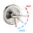 Shower Head With Handheld Shower System With 8" Rain Shower Head With Tub Spout (Roughin Valve Included)