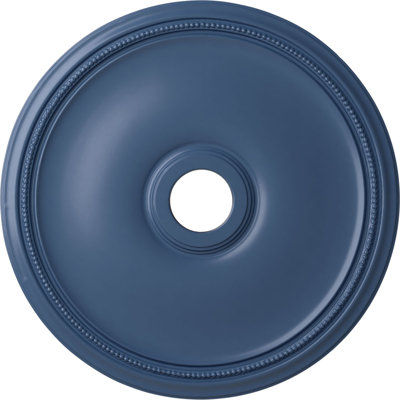 Médaillon de plafond Endurathane Theia, DE 24 po x P 3 5/8 po x P 1 3/4 po (convient aux auvents jusqu'à 6 3/4 po), finition dorée peinte à la main