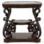 Ensemble de table basse et de table de bout Attalus 3 pièces Merlot foncé-1220770969