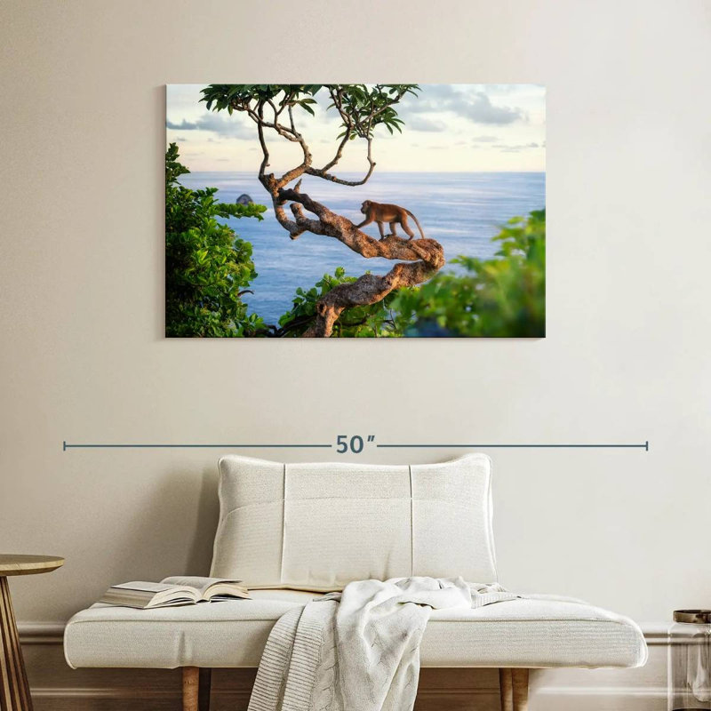 Brampt Balinese Monkey, 26" H x 39" W