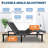 Adjustable Bed Frame, Adjustable Bed Base with Wireless Remote and 1 USB Port, Head & Foot Incline, Electric Bed Frame with 4 Height Options-1825580774