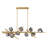 Thorah 9 - Light Dimmable LED Modern Linear Chandelier-156133404